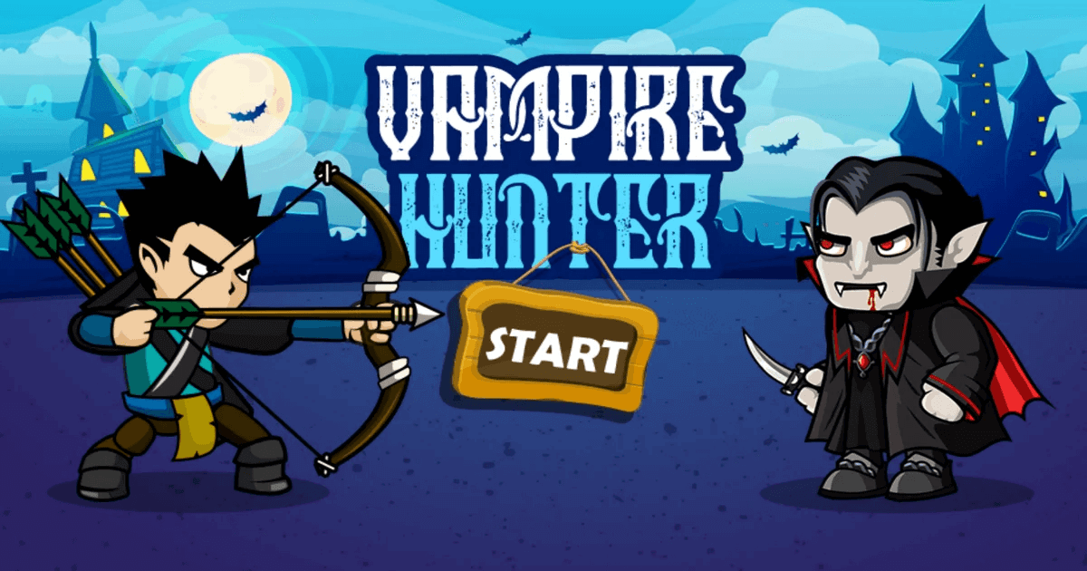 Vampire Hunter online action typing game to protect the earth from vampires