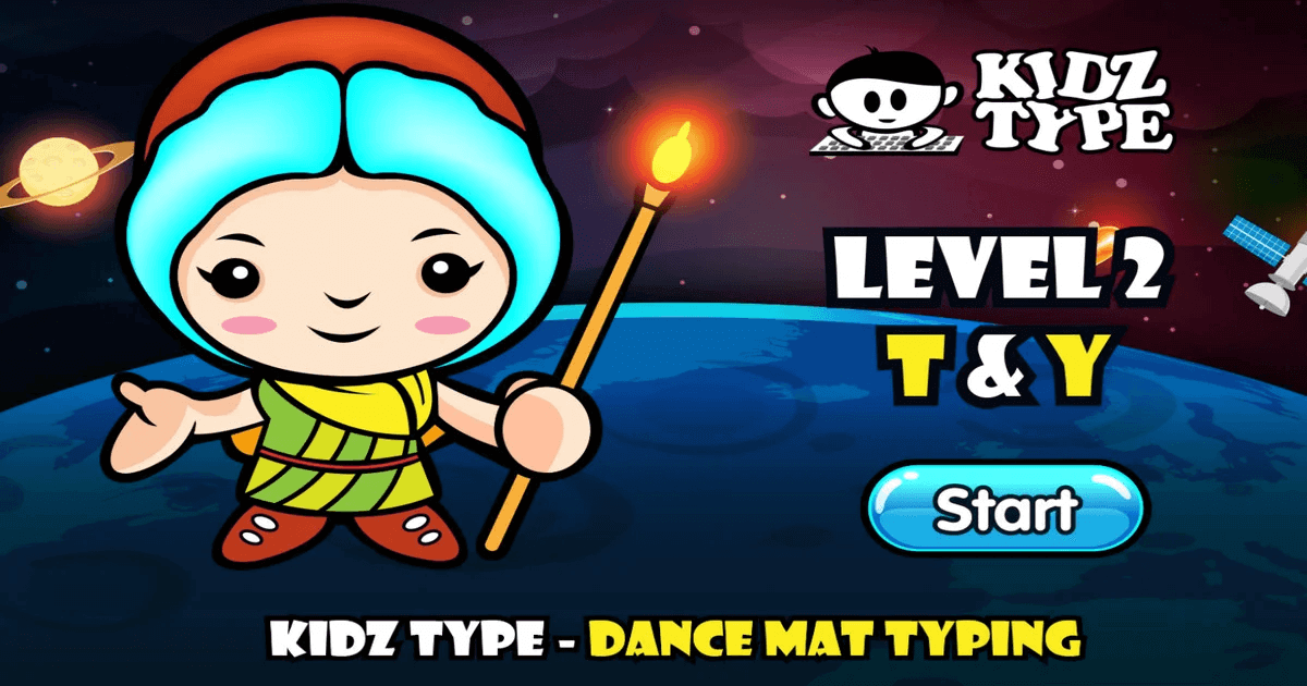 Dance Mat Typing Level 2 Stage 4 Kidztype